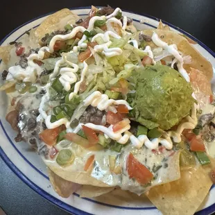 Fajita nachos supreme