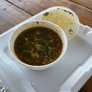 Quesabirria dipping sauce