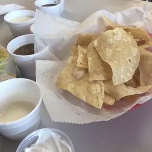 Chips and salsas