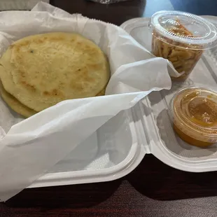 Cheese and Beans Pupusa