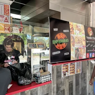 New counter, no more indoor seating