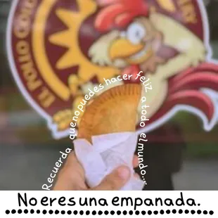 Empanadas made by us!  Beef, chicken, cheese or pizza