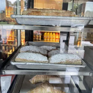 a display of pastries