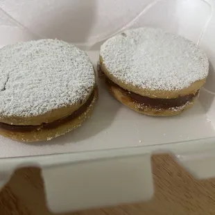 Alfajores with Dulce de leche