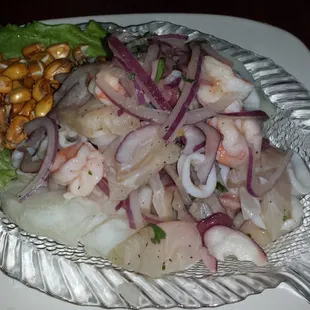 Seafood ceviche