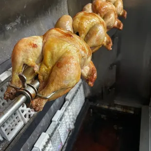 Slow cooked rotisserie chicken yum!