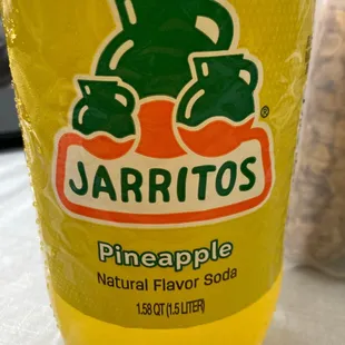 a jar of jarritos