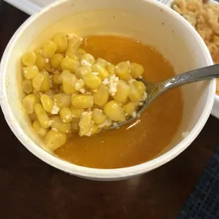 Elote en Vaso! I definitely imagined something different, but this was good. Great portion.