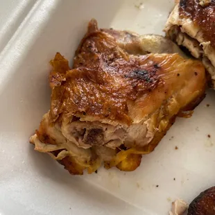 Dried up Chicken thigh