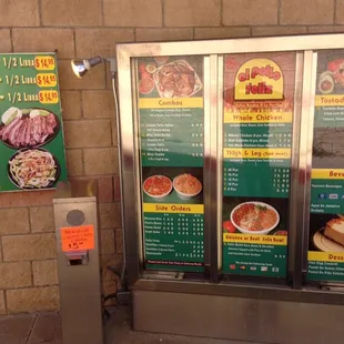 Drive Thru Menu