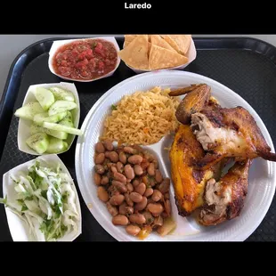 #11 Half Chicken Combo... $6.99.