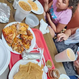 My daughter loves the rice and chicken drumsticks