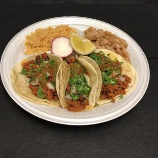 3 Taco Plate