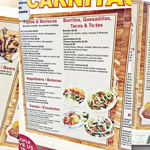 menu, sushi and sashimi