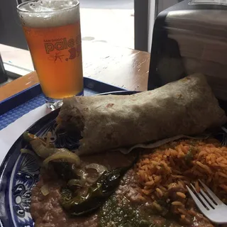 Pollo Asado Burrito