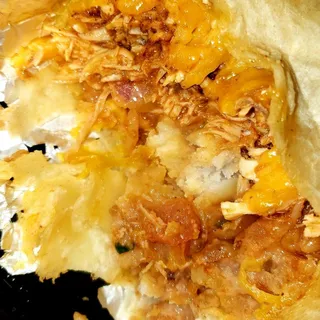 Shredded Chicken Burrito