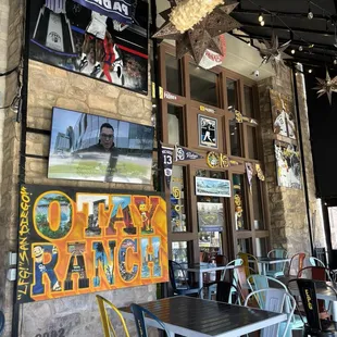 Patio at the Otay Ranch restaurant.