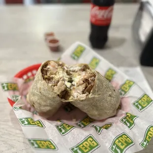 The Destroyer Burrito is the most delicious invention by MTO &amp; Victor Lopez you need to try this.