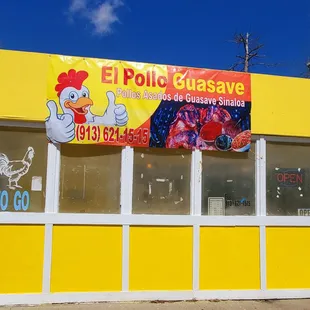 the front of a restaurant