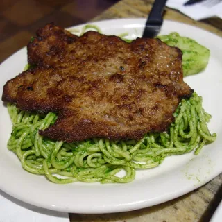 Tallarin Verde con 1/4 Pollo