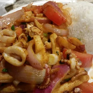 Saltado de Mariscos