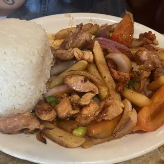 Lomo Saltado add Chicken