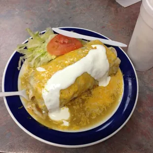 Carne Asada Wet Burrito