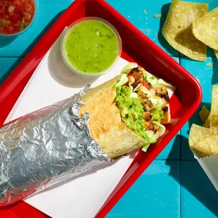 burritos and wraps, food