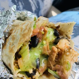 Beyond Chicken Avocado Burrito