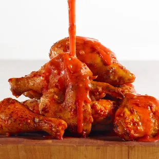 chicken wings and fried chicken, chicken, food, chicken wings, fried chicken wings, bbq chicken, poultry, bbq wings, fried chicken