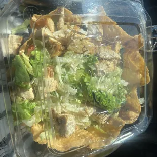 Double Chicken Avocado Salad