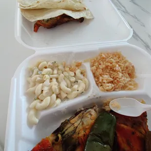 Store bought sides. Come on, do better.