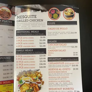 Menu as of 4/11/2023