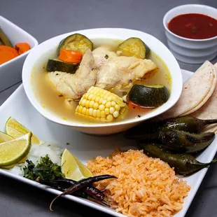 Delicious Caldo de Pollo, Chicken soup