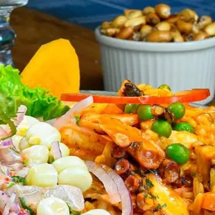 a plate of food