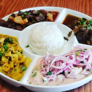 a plate of food