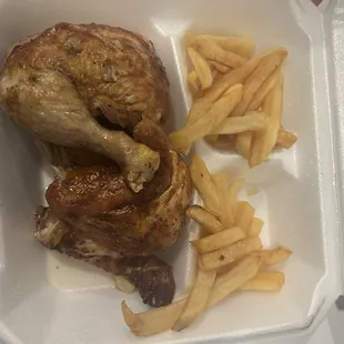 Pollo a la brasa (rotisserie chicken)
