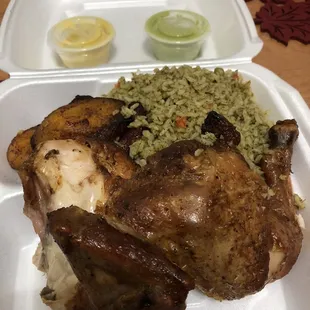 1/2 Charcoal Broiled Chicken