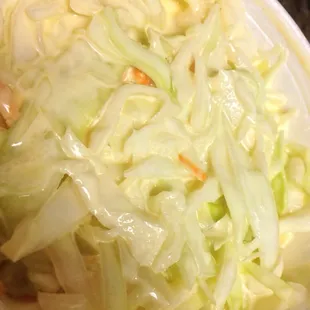 Yumm also read the review of the slaw so had to see for myself. And it's bangin'