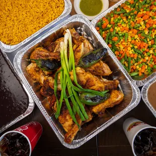 Chicken Trays, Catering Options