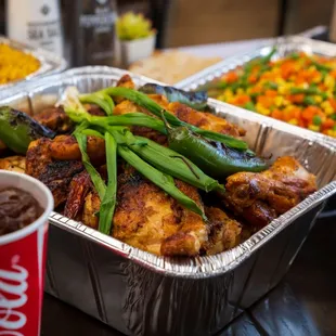Chicken Trays, Catering Options