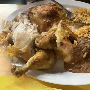 1. 1/2 Chicken Combo