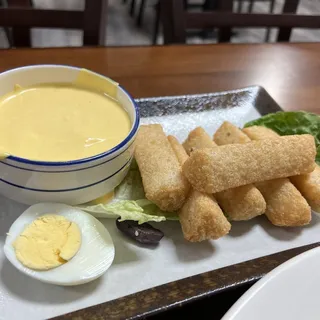 Yuca a La Huancaina