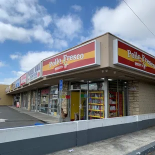 the outside of a store