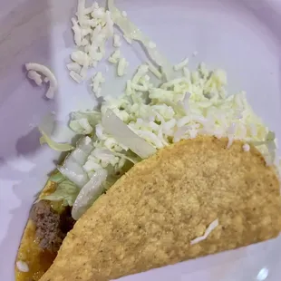 Beef taco