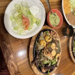 plates of food on a table