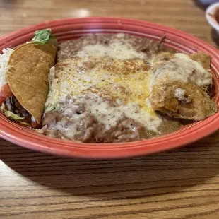 3 Item Combo, all beans, no rice