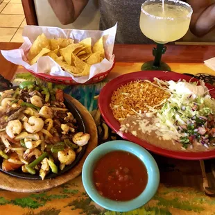 fajita Ranchera for one, but we shared it with 2 people.  It&apos;s spot on delicious!!