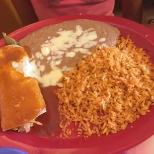 Enchilada kids meal