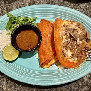 Quesabirria Tacos with Consomé